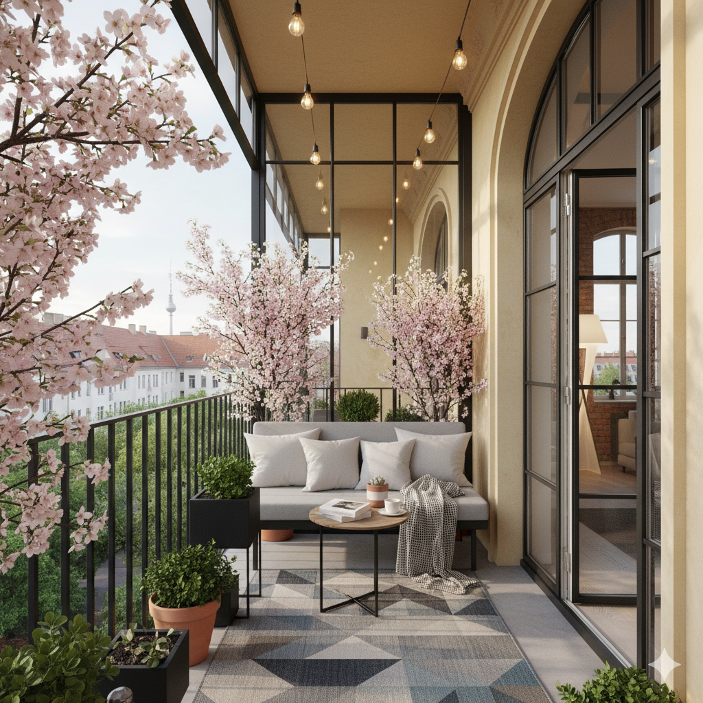 Nachher: Raucher-Balkon → Wohnraum