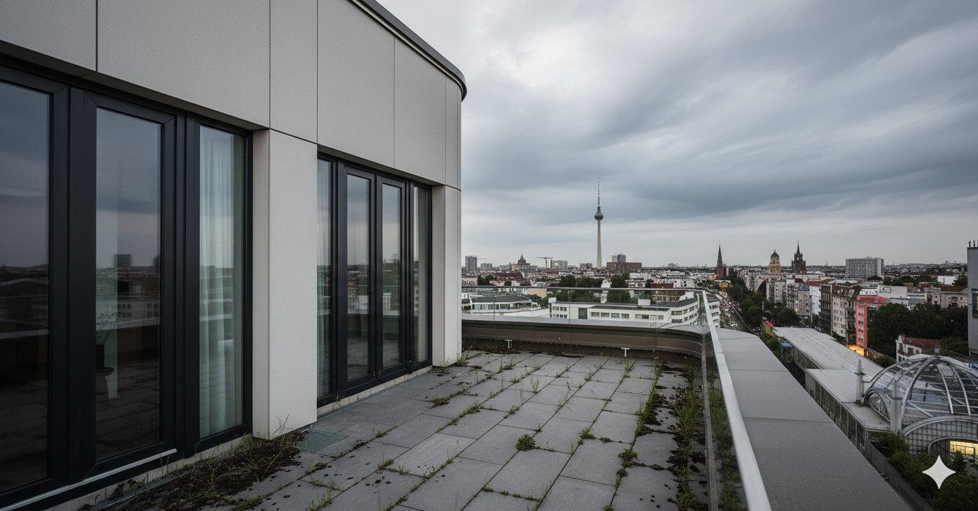 Balkon vor der Umgestaltung (Beispiel 1)